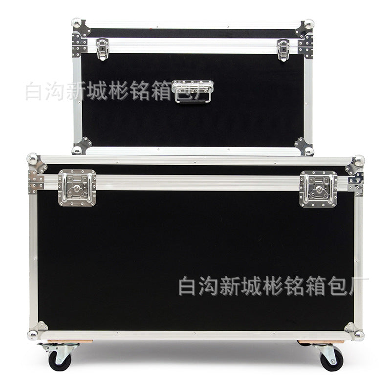 Aluminum Alloy Instrument Case with Foam Insert for Equipment Storage and Transport