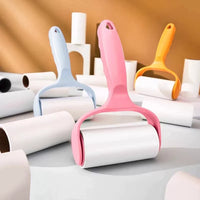 Lint Roller Set with Tear-Off Sheets for Pet Hair and Clothing