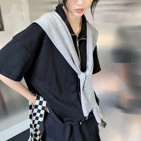 Women's Lightweight Wool Blend Shawl Poncho for Spring/Summer