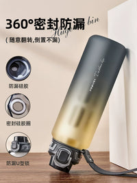 Large Capacity Tritan Water Bottle with Tea Infuser for Hot/Cold Beverages, Outdoor Sports