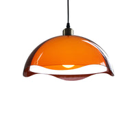 Versatile Wavy Acrylic Lampshade for Pendant and Floor Lamps
