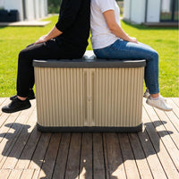 Outdoor Waterproof Storage Cabinet Large Capacity Garden Patio Deck Tool Toy Box