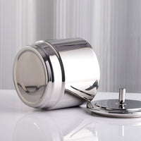 304 Stainless Steel Double-Layer Insulated Ice Bucket with Lid for Home Bar