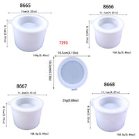 DIY Silicone Mold for Cement Plaster Succulent Planters and Resin Crafts