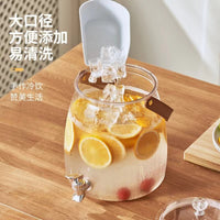 Cold Water Dispenser with Faucet, Large Capacity Beverage Pitcher for Home, Restaurant, or Camping