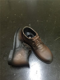 1/6 Scale Soldier Figure Plug-in Leather Shoes for Action Figures