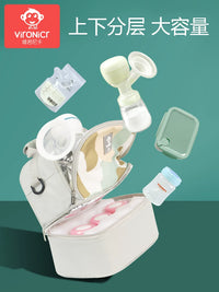 Vironicr Breast Milk Cooler Bag with Ice Packs and Liner for Pumping Moms