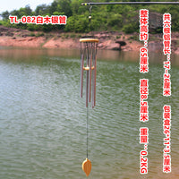 Wooden Aluminum Tube Wind Chime for Home Decor and Gifts