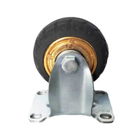 Heavy Duty Industrial Caster Wheels with Gold Core Rubber, Swivel/Rigid, 4-8 Inch