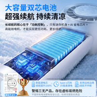 Portable Handheld Misting Fan with Ice Compress Cooling and USB Charging