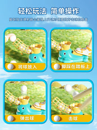 Kids' Whale Baseball Training Set - Indoor/Outdoor Sensory Play & Exercise Toy