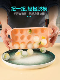 Spherical Ice Ball Maker Mold with Storage Box and Scoop for Whiskey and Cocktails