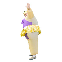 Inflatable Sumo Wrestler & Ballerina Costume for Stage Performance and Parties
