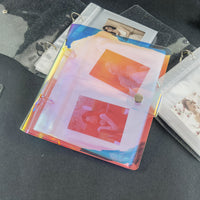 Korean Ins Style Cute Laser Loose-Leaf Transparent Photo Album Refill Pages for 3/4/5 Inch Instax & Small Cards