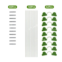 Greenhouse Hoop Support Kit with Fiberglass Rods for Garden and Farm