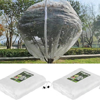 Garden Insect Net Cover with Drawstring for Plants, Greenhouse, Fruit Trees - Anti-Bird Protection