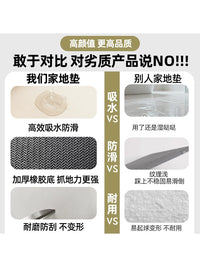 Diatomaceous Earth Kitchen Drain Mat Absorbent Oil-Proof Heat-Resistant Placemat for Dishwashing and Coffee Machines