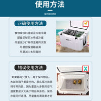 25L Marine Fishing Cooler Box Insulated Ice Chest for Car Travel
