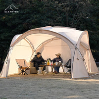 Dome Canopy Tent with Thickened Aluminum Poles for Outdoor Camping, Windproof, Rainproof, Sunshade
