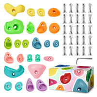 Outdoor Indoor Rock Climbing Holds Set for Kids Playground and Home Use