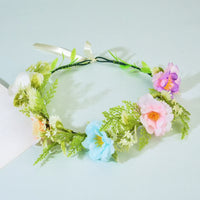 Floral Garland Headband for Brides, Bridesmaids, and Photoshoots