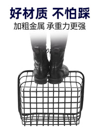 Bicycle Rear Basket with Aluminum Alloy Rack for Mountain Bikes