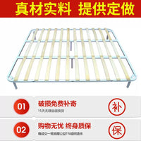 Silent Slatted Bed Frame with Breathable Foundation for Mattresses