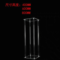 Clear Acrylic Pedestal Stand for Wedding Stage & Event Decor