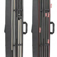 K4X 3-Slot Billiard Cue Case Set for Full-Length and Jump Cues