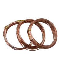 T2 Pure Copper Wire for Crafts and Jewelry Making, Various Gauges and Lengths