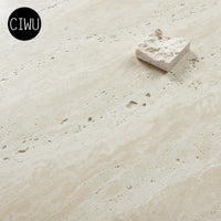 Travertine Marble Effect Porcelain Tiles for Walls and Floors, Matte/Gloss Finish