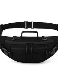 Waterproof Outdoor Sports Waist Bag for Men, Fashionable Running and Fitness Crossbody Pack