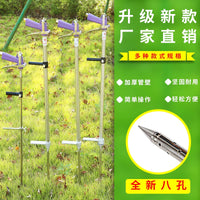 Agricultural Orchard Fertilizer Injector Stainless Steel Liquid Fertilizer Applicator for Hard Soil Root Fertilization