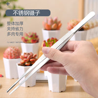 Succulent Plant Tool Kit with Tweezers, Shovel, and Soil Loosening Tools
