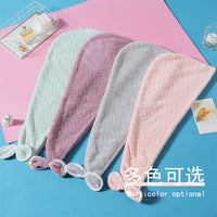 Thickened Coral Fleece Hair Drying Towel Wrap for Women, Super Absorbent Quick Dry Turban