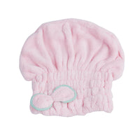 YODOXIUI Bowknot Mushroom Quick Dry Hair Towel Wrap
