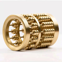 Vintage Brass Abacus Pen Holder Ornament for Office Desk Decor