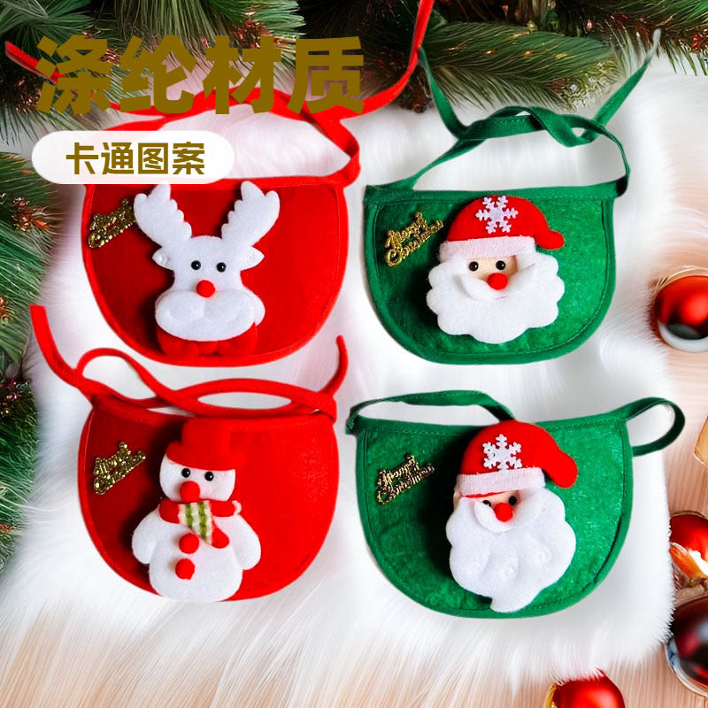 Christmas Pet Bandana and Hat Set for Dogs and Cats