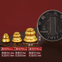 24K Gold Plated Buddha Pagoda Connector for DIY Bracelet and Necklace Jewelry Making
