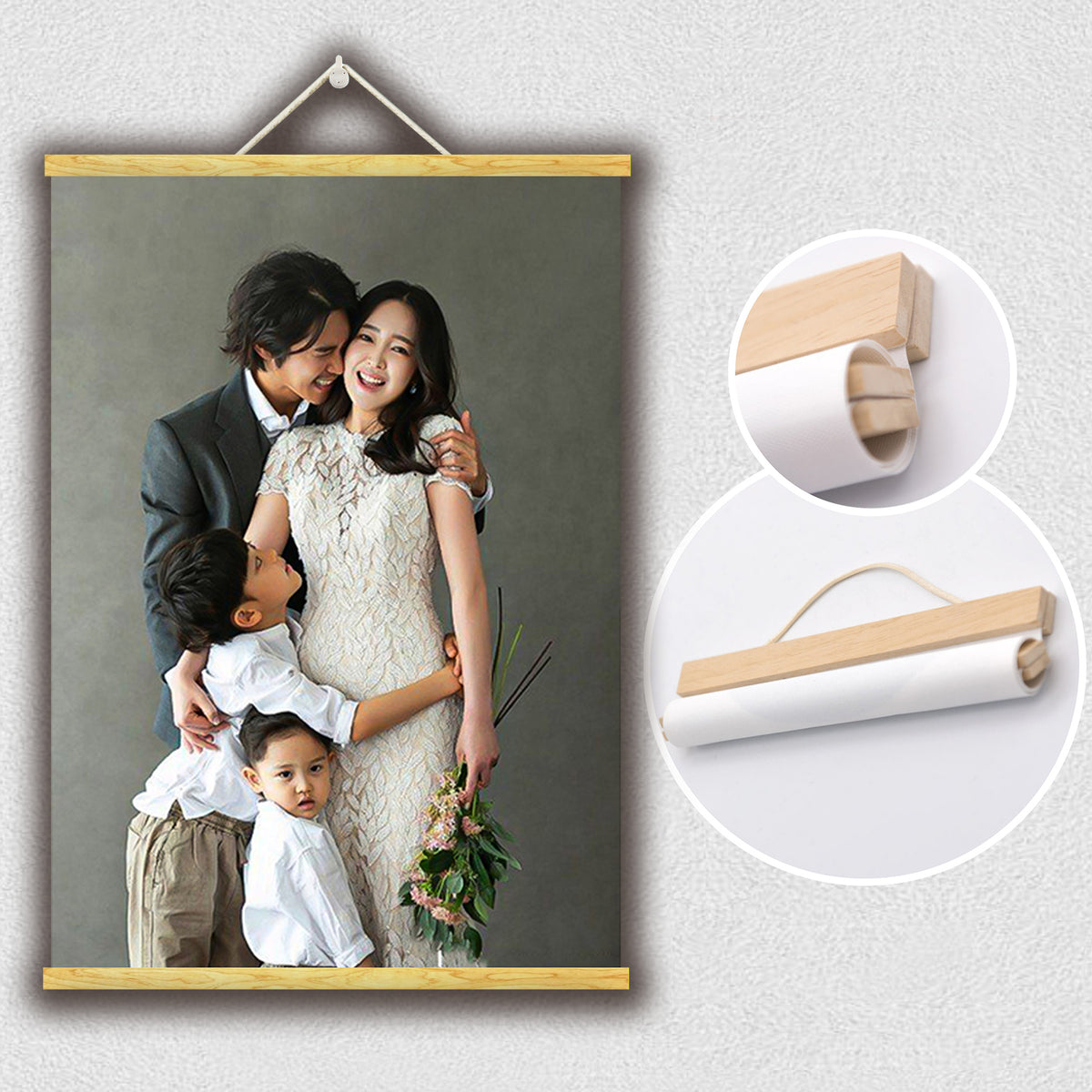 Custom HD Canvas Print Wall Art for Photos and Portraits