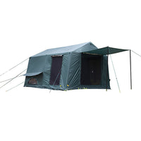 Inflatable Oxford Cloth Camping Tent for 2-8 People, 12sqm, 420D, Waterproof, Moisture-proof, Portable, Easy Setup