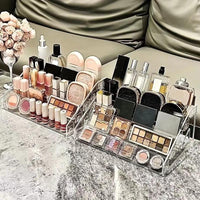Acrylic Tiered Display Stand for Cosmetics and Nail Polish