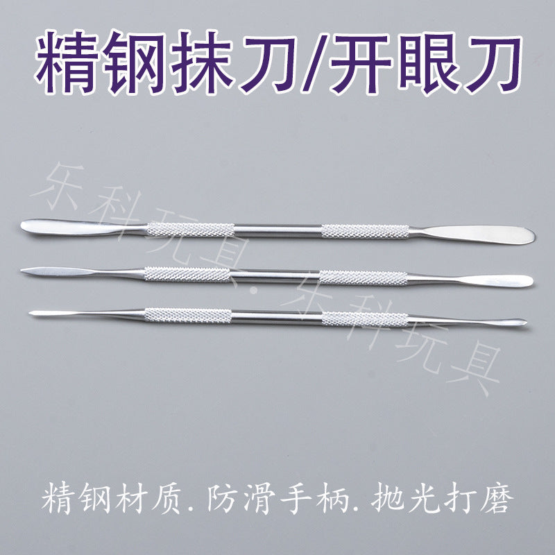 3-Piece Stainless Steel Clay Sculpting Tool Set for Polymer Clay and Modeling