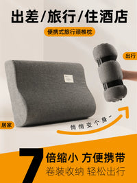 Travel Portable Folding Memory Foam Pillow for Neck Support