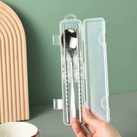 Plastic Cutlery Case for Dustproof Travel & Wall-Mounted Kitchen Storage