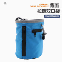 Ansu Outdoor Rock Climbing Chalk Bag with Adjustable Waist Belt for Sweat Absorption and Anti-Slip Grip