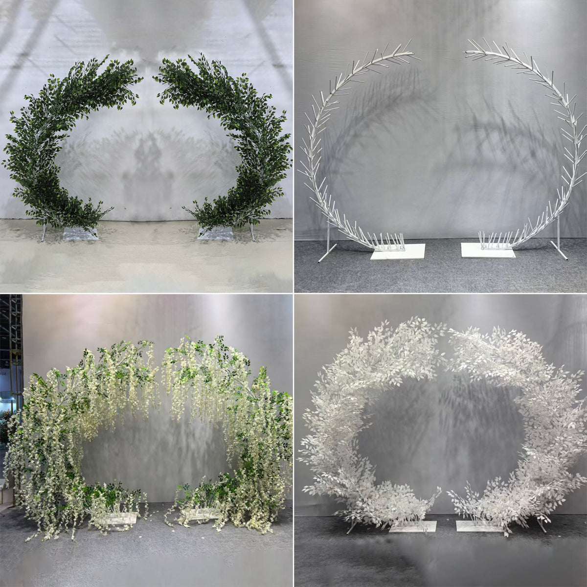 Wedding Arch Silk Flower Arrangement for Outdoor Events and Celebrations