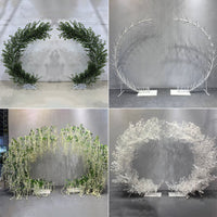Wedding Arch Silk Flower Arrangement for Outdoor Events and Celebrations