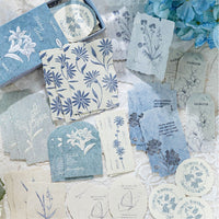 Moyemo Embossed Letterpress Memo Pads, Vintage Specialty Paper for Scrapbooking and Journaling