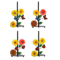 Wrought Iron Sunflower Paper Towel Holder for Kitchen and Living Room Decor